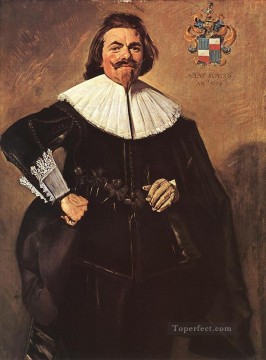  Hals Pintura - Tieleman Roosterman retrato del Siglo de Oro holandés Frans Hals